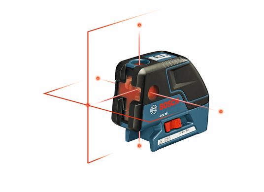 Five-Point Self-Leveling Alignment Laser and Cross-Line