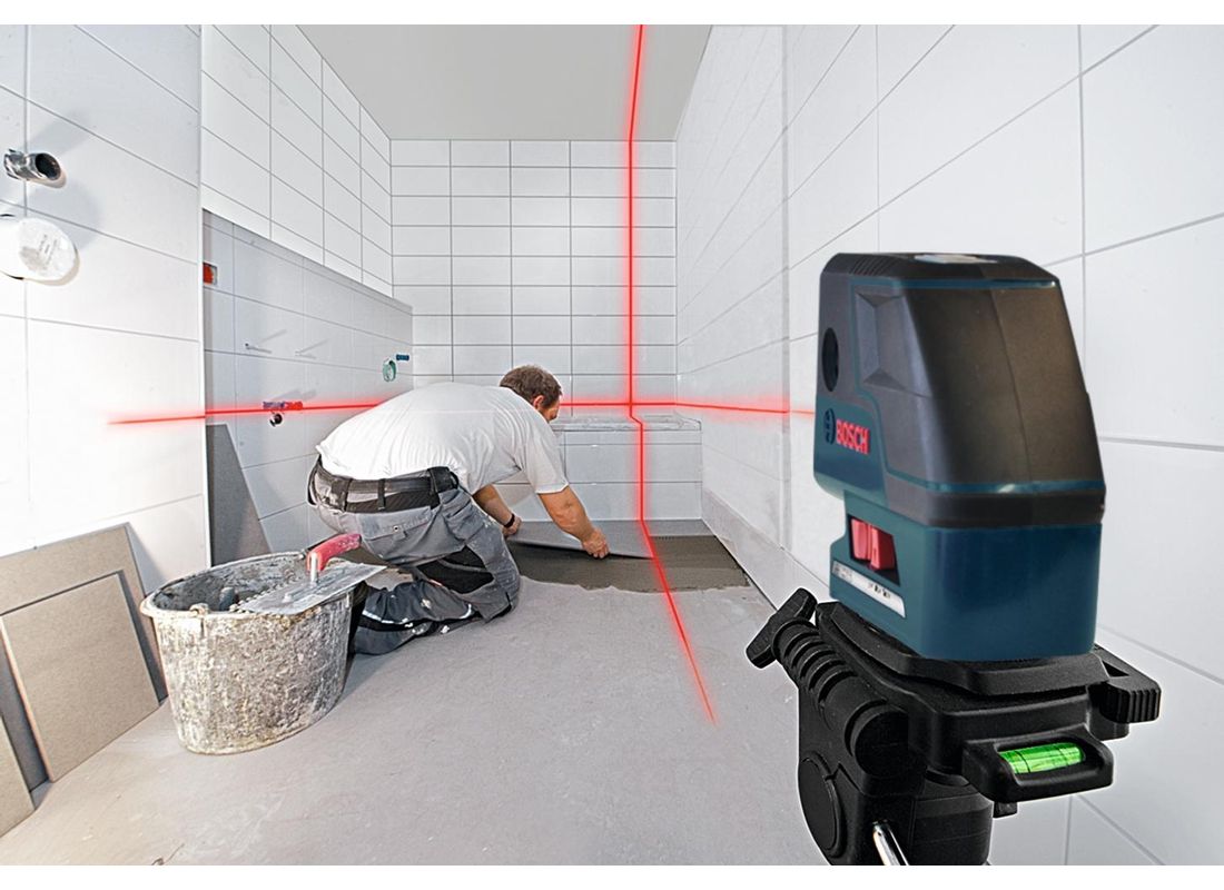 Five-Point Self-Leveling Alignment Laser and Cross-Line Bosch GCL 25