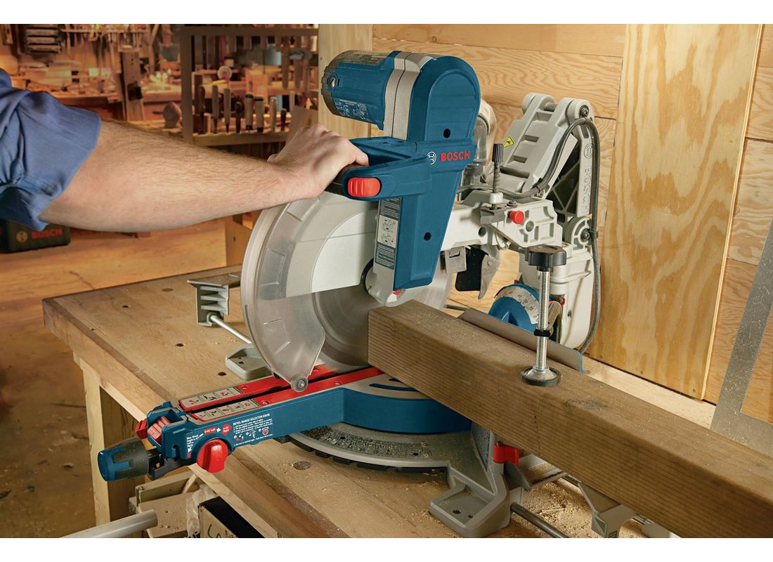 12 In. Dual-Bevel Glide Miter Saw Bosch GCM12SD