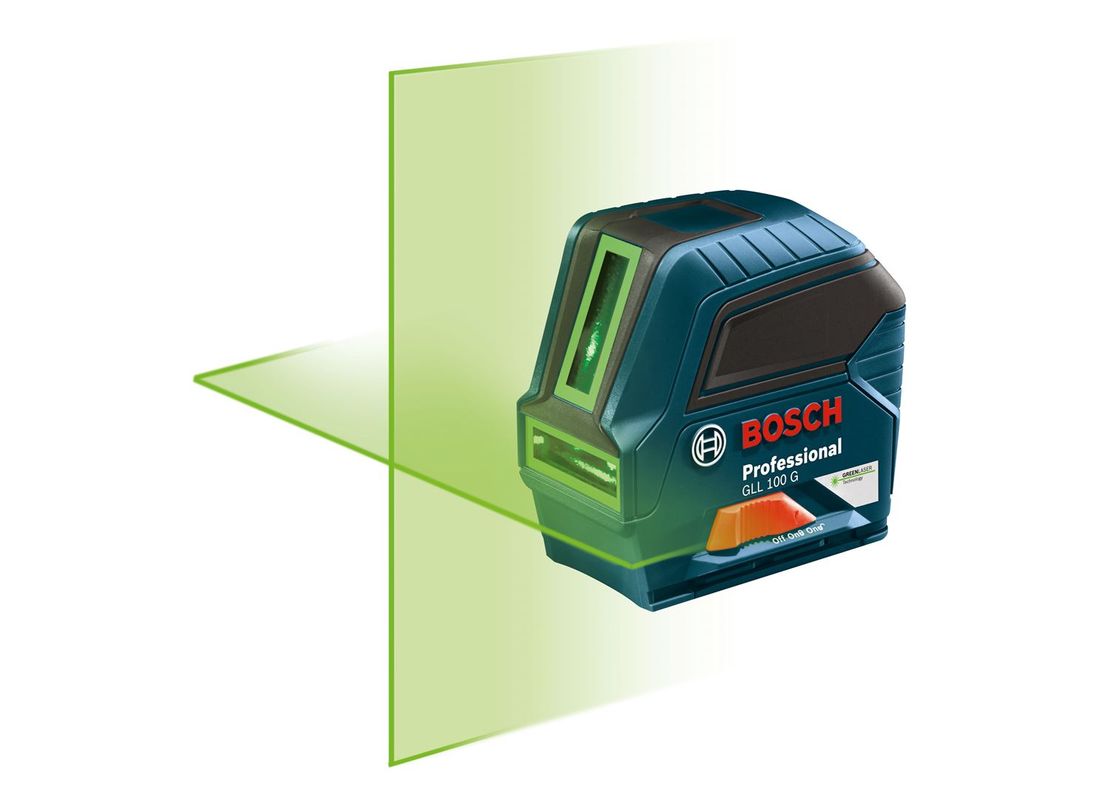 Green-Beam Self-Leveling Cross-Line Laser Bosch GLL 100 G