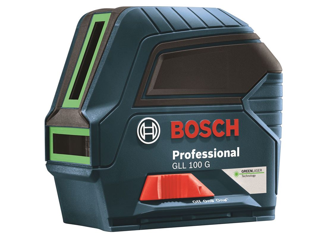 Green-Beam Self-Leveling Cross-Line Laser Bosch GLL 100 G