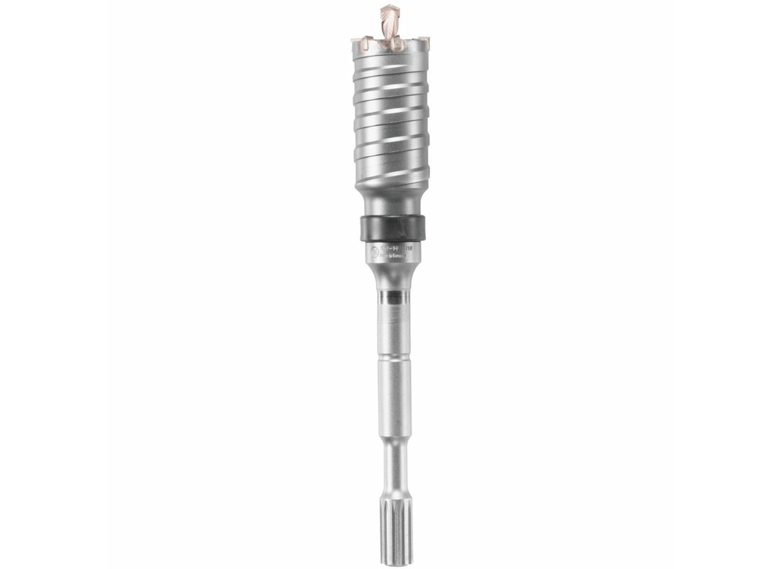 Couronne-trépan à nervures de conception ondulée de 1-3/4 po x 12 po pour marteau perforateur Bosch HC8001