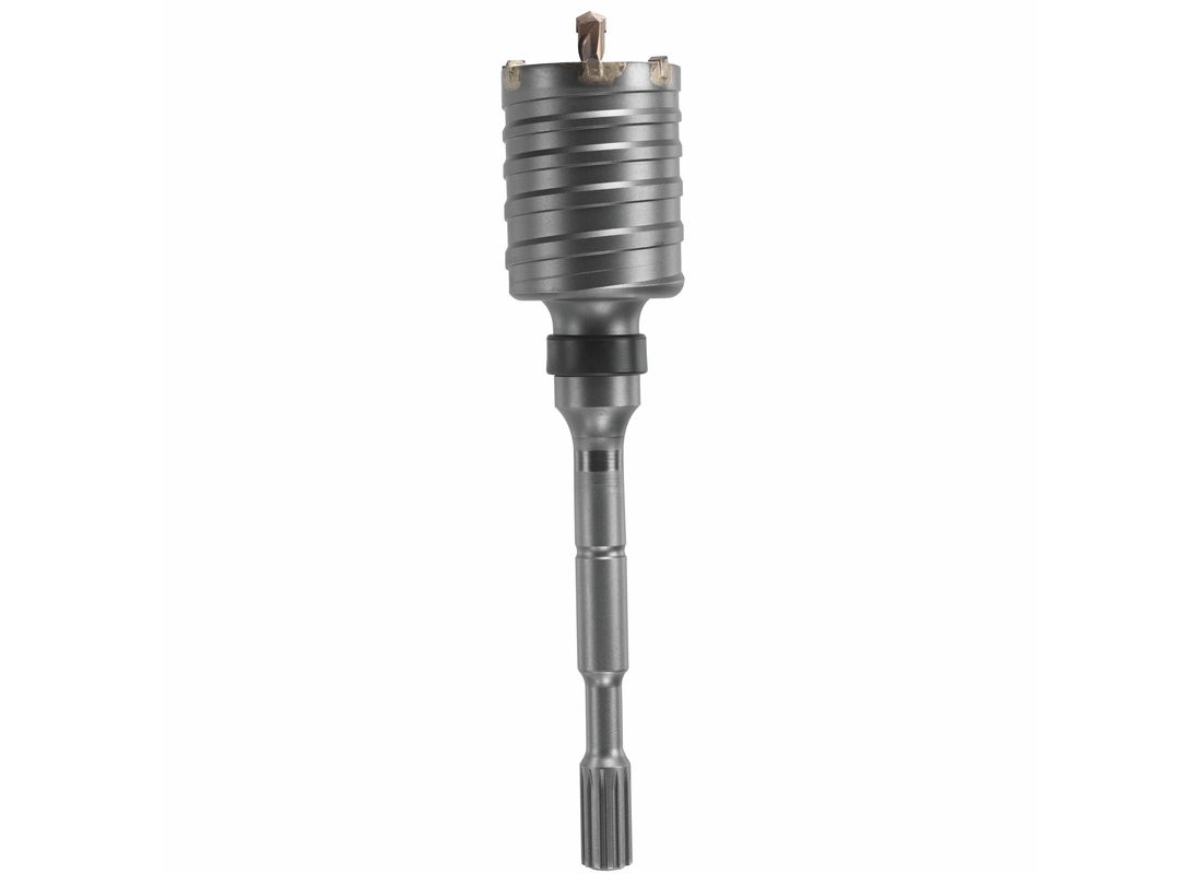 Couronne-trépan à nervures de conception ondulée de 2-5/8 po x 12 po pour marteau perforateur Bosch HC8021