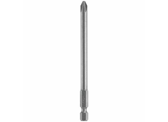 4 In. Extra Hard Phillips Round Body Power Bit, P2 Point