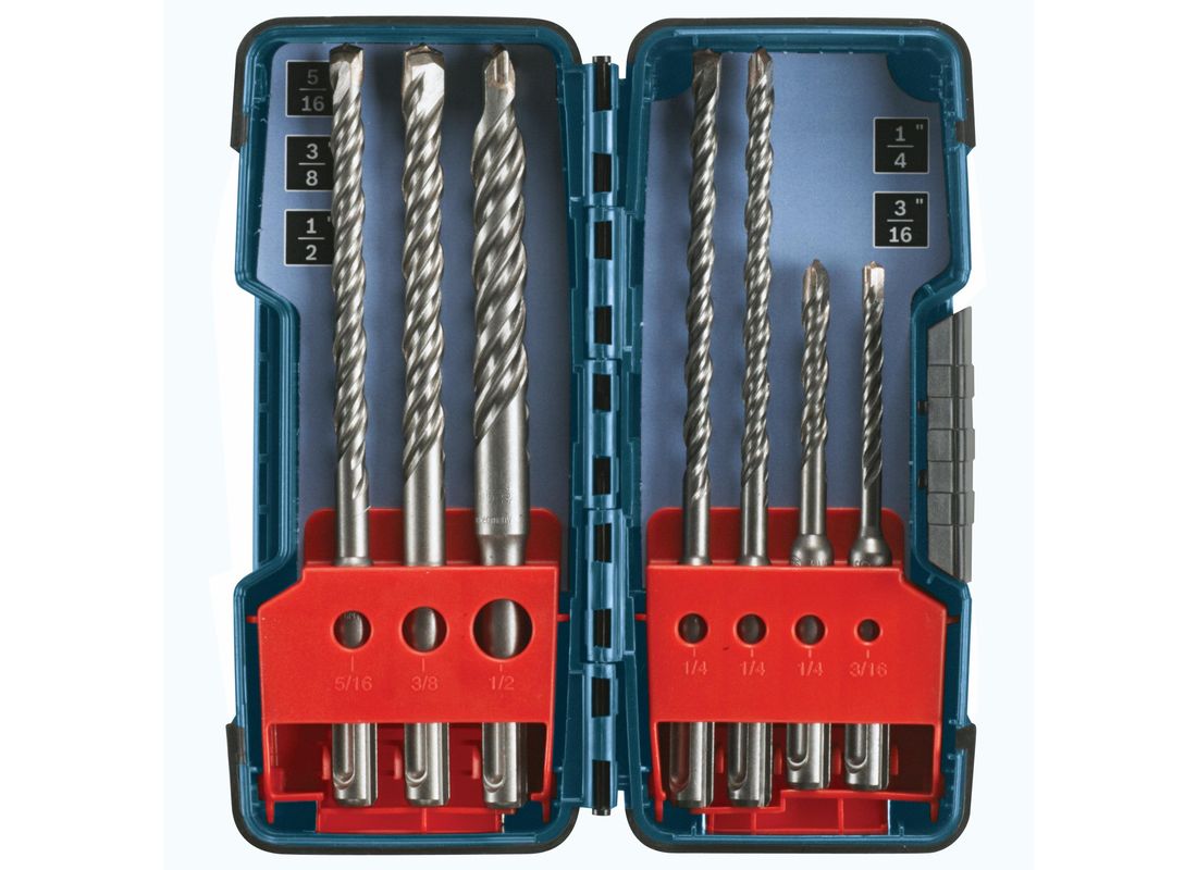 7 pc. SDS-plus® Bulldog™ Rotary Hammer Bit Set Bosch HCK001