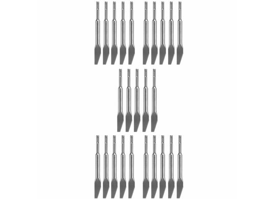 25 pc. 1/4 In. Mortar Knife SDS-plus® Bulldog™ Hammer Steel