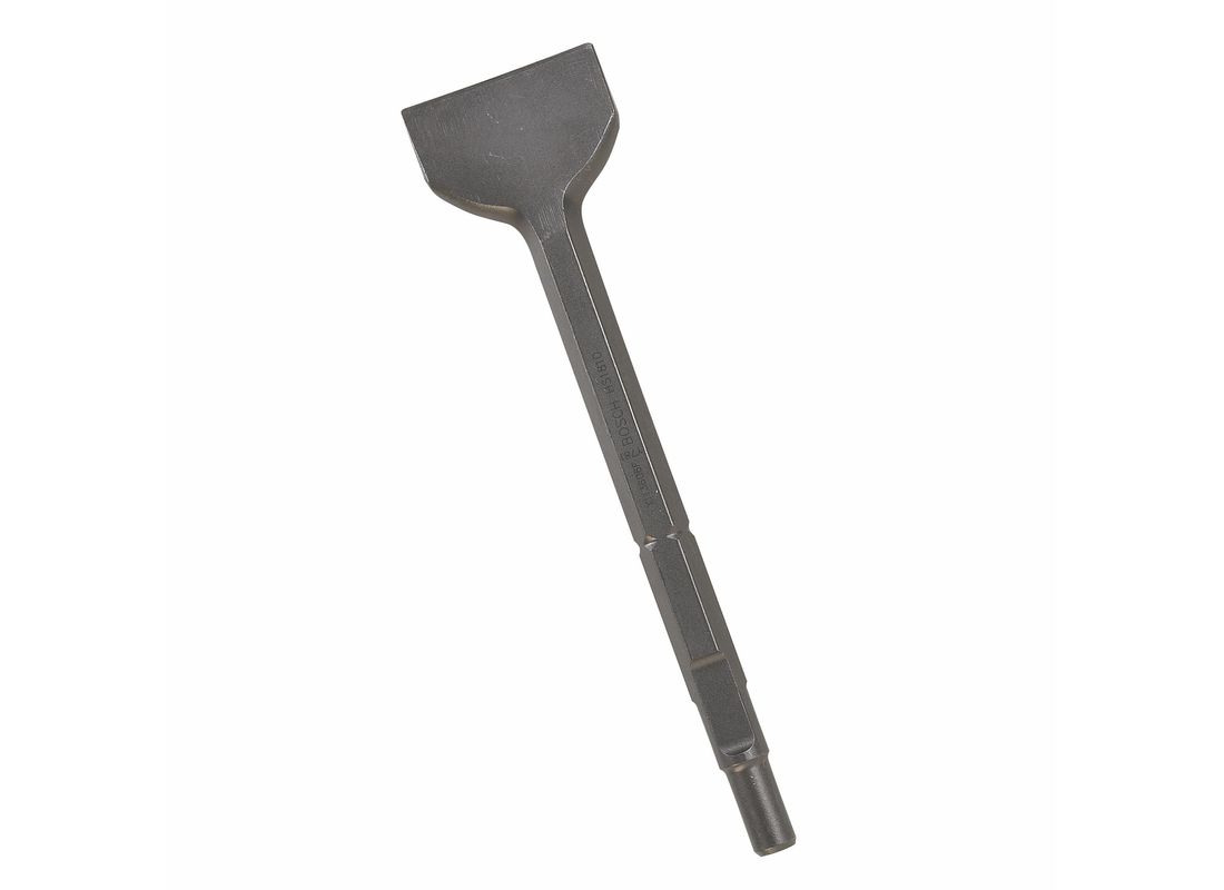 2 In. x 12 In. Scaling Chisel Tool Round Hex/Spline Hammer Steel Bosch HS1817