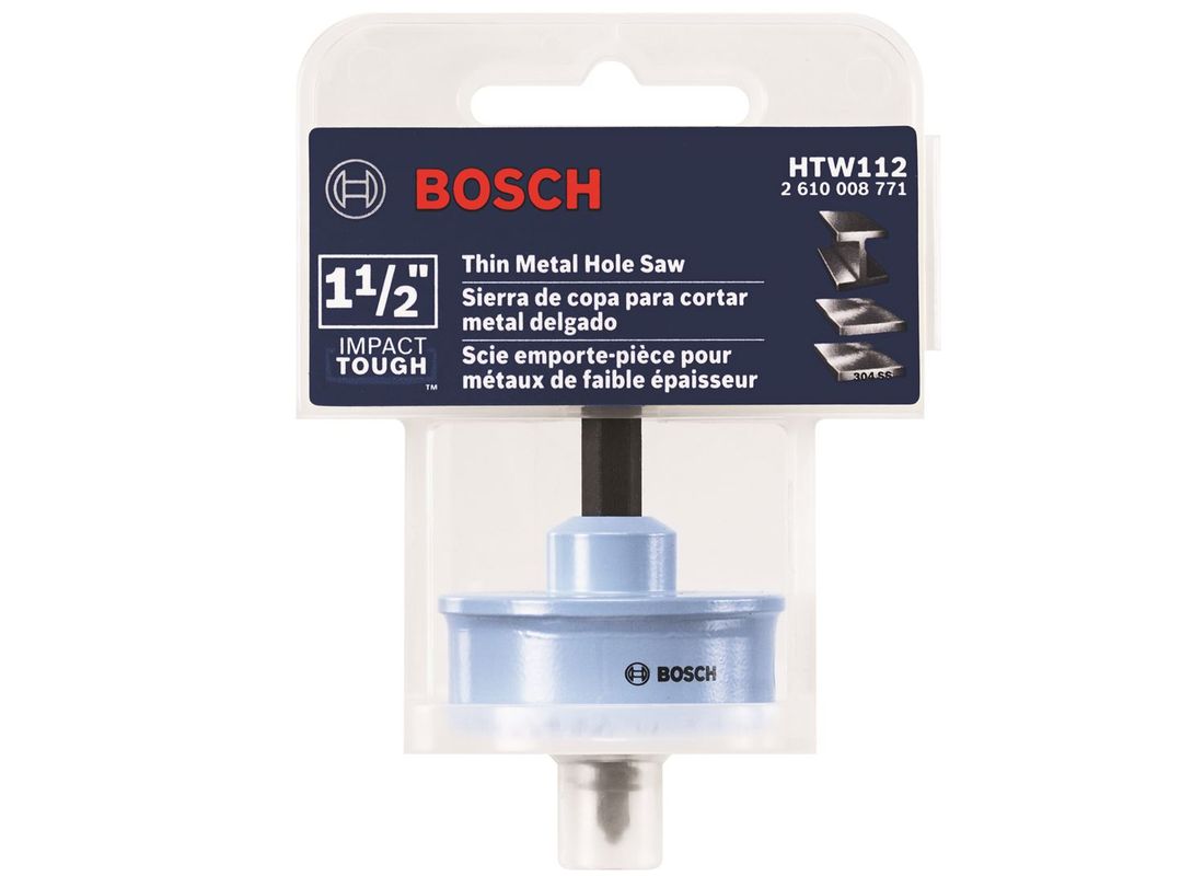 Scie-cloche de 1-1/2 po pour cloison mince Bosch HTW112