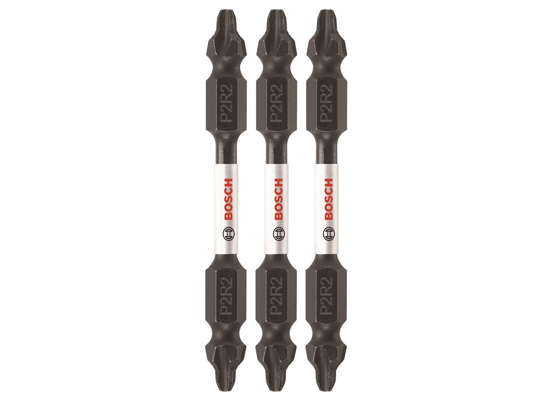 3 pc. Impact Tough™ 2.5 In. Phillips®/Square Double-Ended Bits Bosch ITDEP2R22503