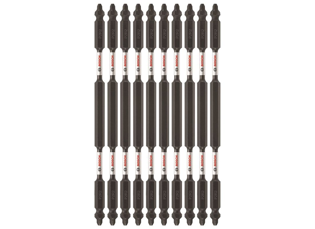 10 Impact Tough™ 6 po Phillips®/Square #2 embouts de vissage doubles (en vrac) Bosch ITDEP2R26B