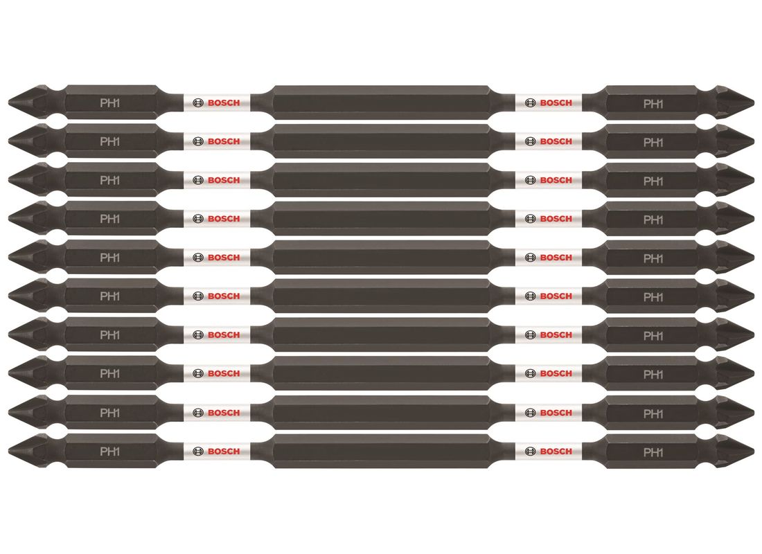 10 Impact Tough™ 6 po Phillips® #1 embouts de vissage doubles (en vrac) Bosch ITDEPH16B