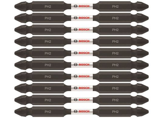 10 Impact Tough™ 3,5 po Phillips® #2 embouts de vissage doubles (en vrac)