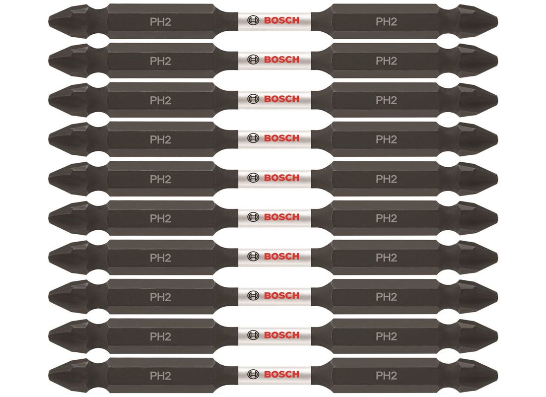 10 Impact Tough™ 3,5 po Phillips® #2 embouts de vissage doubles (en vrac) Bosch ITDEPH235B