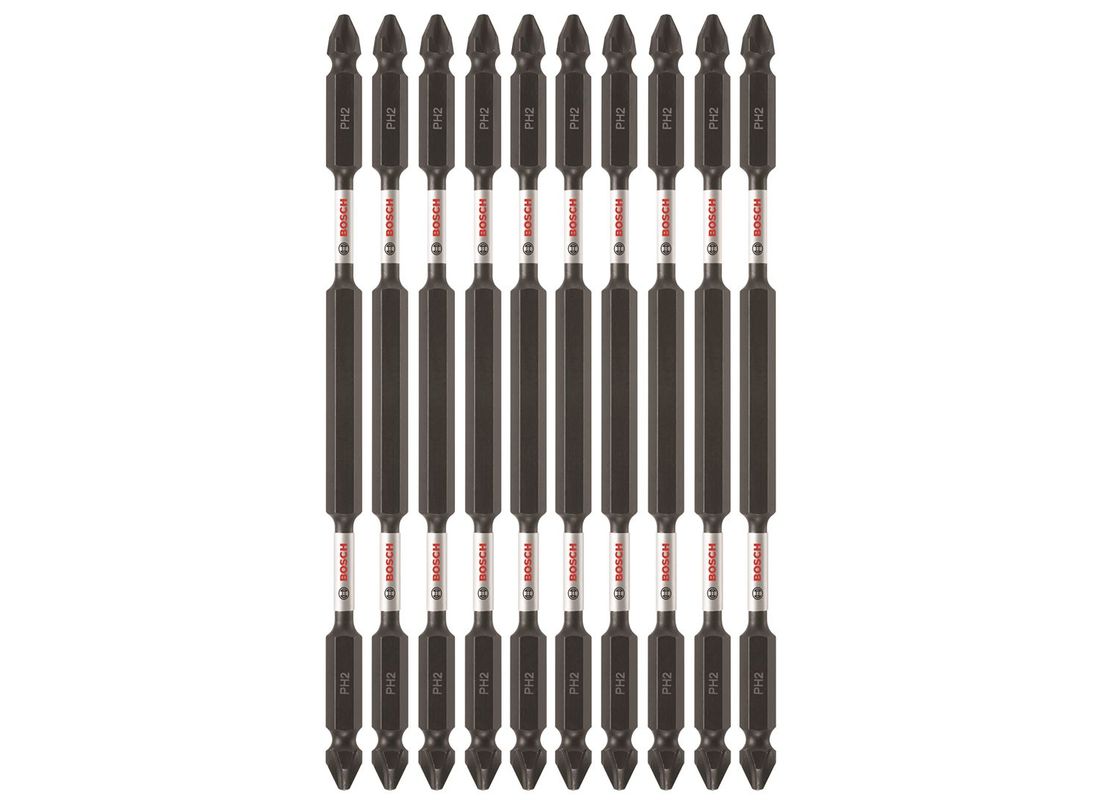 10 pc. Impact Tough™ 6 In. Phillips® #2 Double-Ended Bits (Bulk Pack) Bosch ITDEPH26B