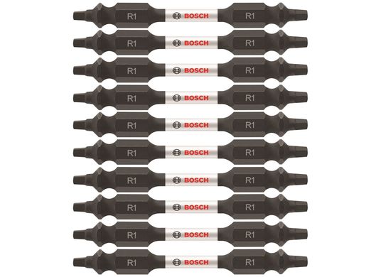 10 pc. Impact Tough™ 2.5 In. Square #1 Double-Ended Bits (Bulk Pack)