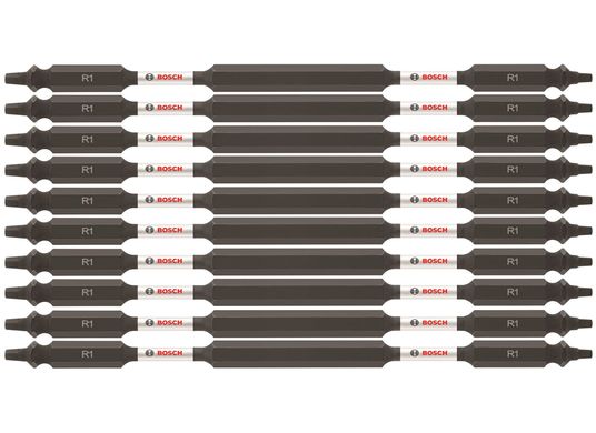 10 pc. Impact Tough™ 6 In. Square #1 Double-Ended Bits (Bulk Pack)