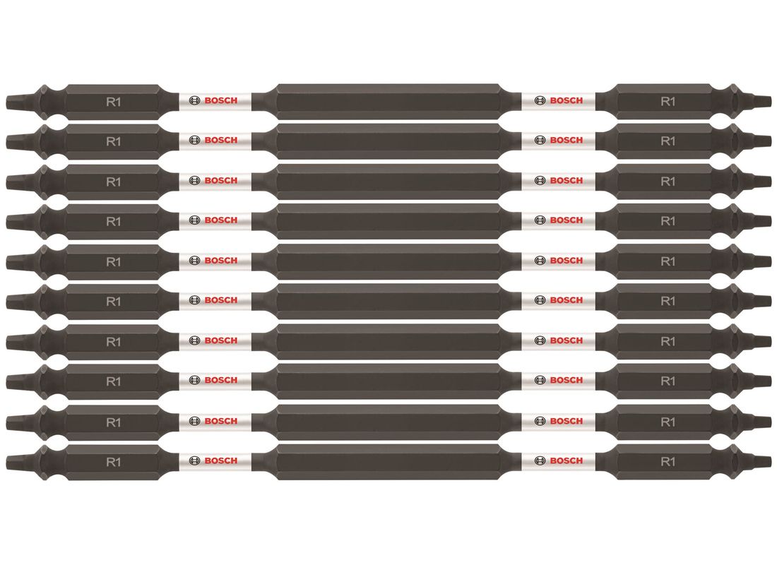 10 Impact Tough™ 6 po Square #1 embouts de vissage doubles (en vrac) Bosch ITDESQ16B