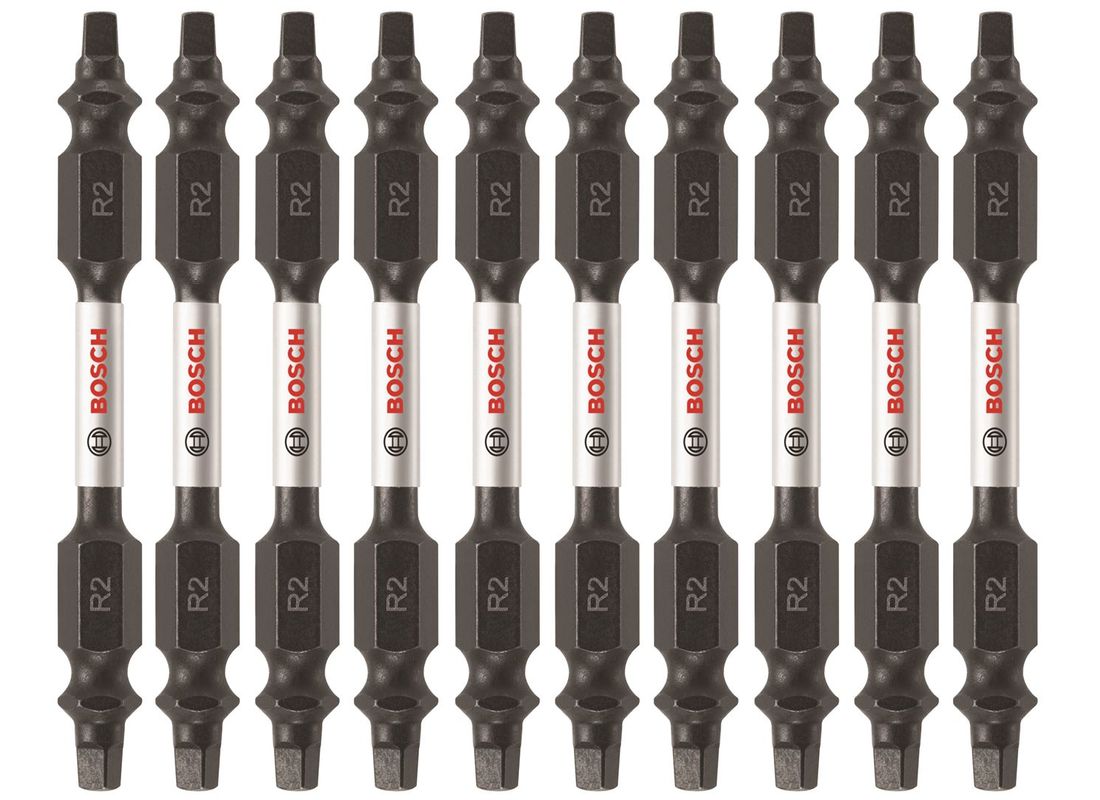 10 Impact Tough™ 2,5 po Square #2 embouts de vissage doubles (en vrac) Bosch ITDESQ225B