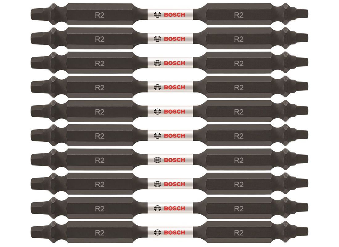 10 Impact Tough™ 3,5 po Square #2 embouts de vissage doubles (en vrac) Bosch ITDESQ235B