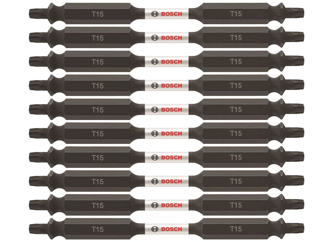 10 Impact Tough™ 3,5 po Torx® #15 embouts de vissage doubles (en vrac) Bosch ITDET1535B