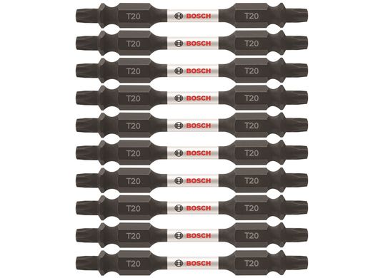 10 pc. Impact Tough™ 2.5 In. Torx® #20 Double-Ended Bits (Bulk Pack)