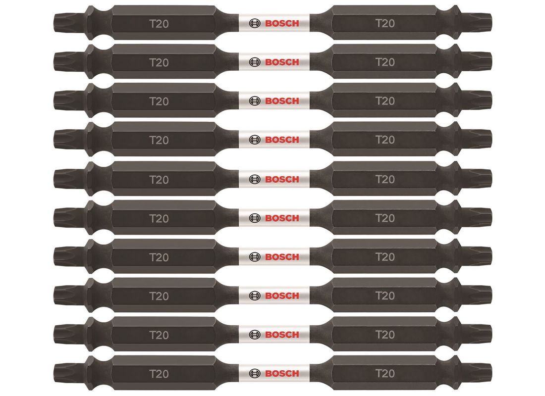 10 pc. Impact Tough™ 3.5 In. Torx® #20 Double-Ended Bits (Bulk Pack) Bosch ITDET2035B