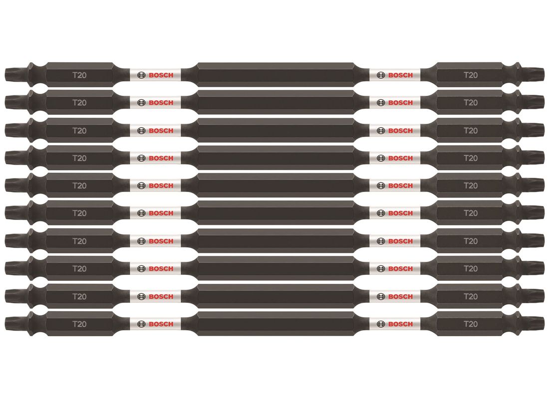 10 Impact Tough™ 6 po Torx® #20 embouts de vissage doubles (en vrac) Bosch ITDET206B