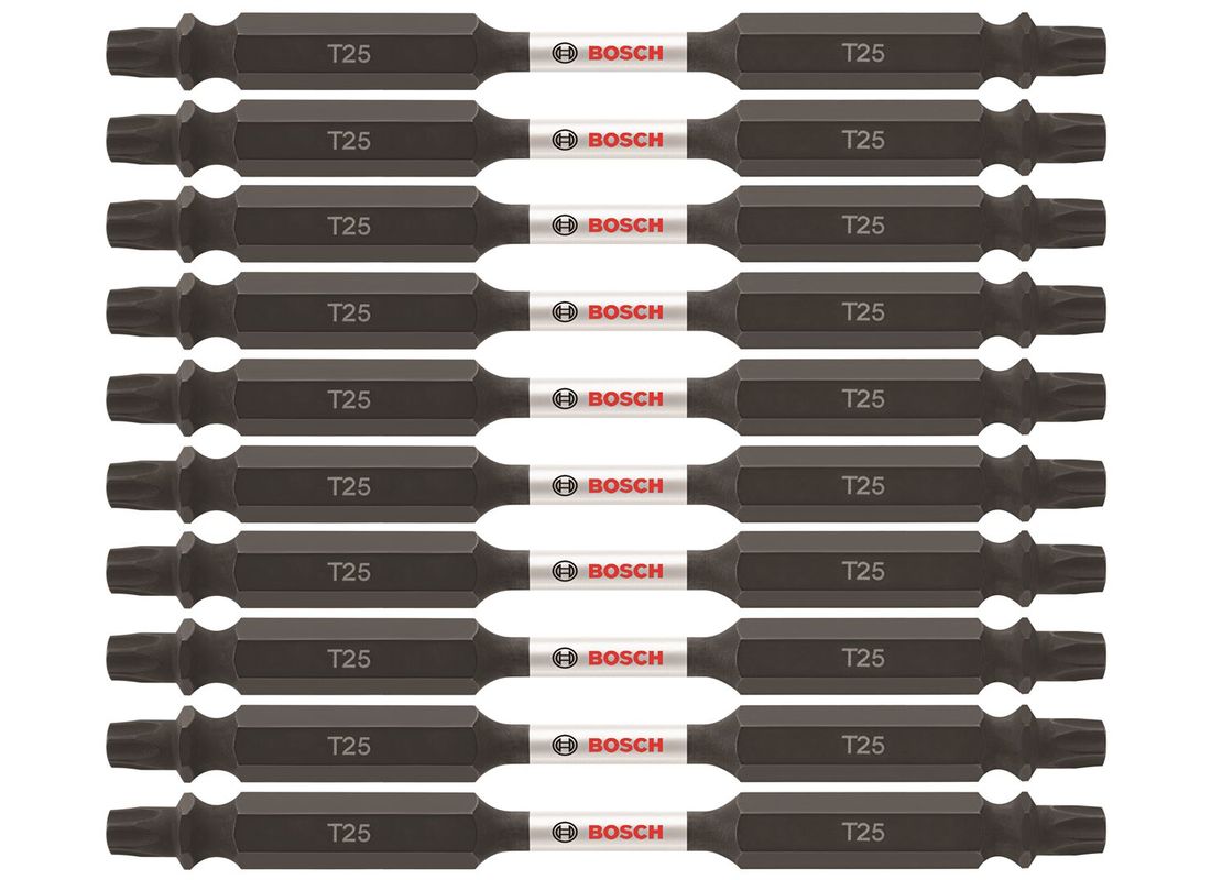 10 Impact Tough™ 3,5 po Torx® #25 embouts de vissage doubles (en vrac) Bosch ITDET2535B