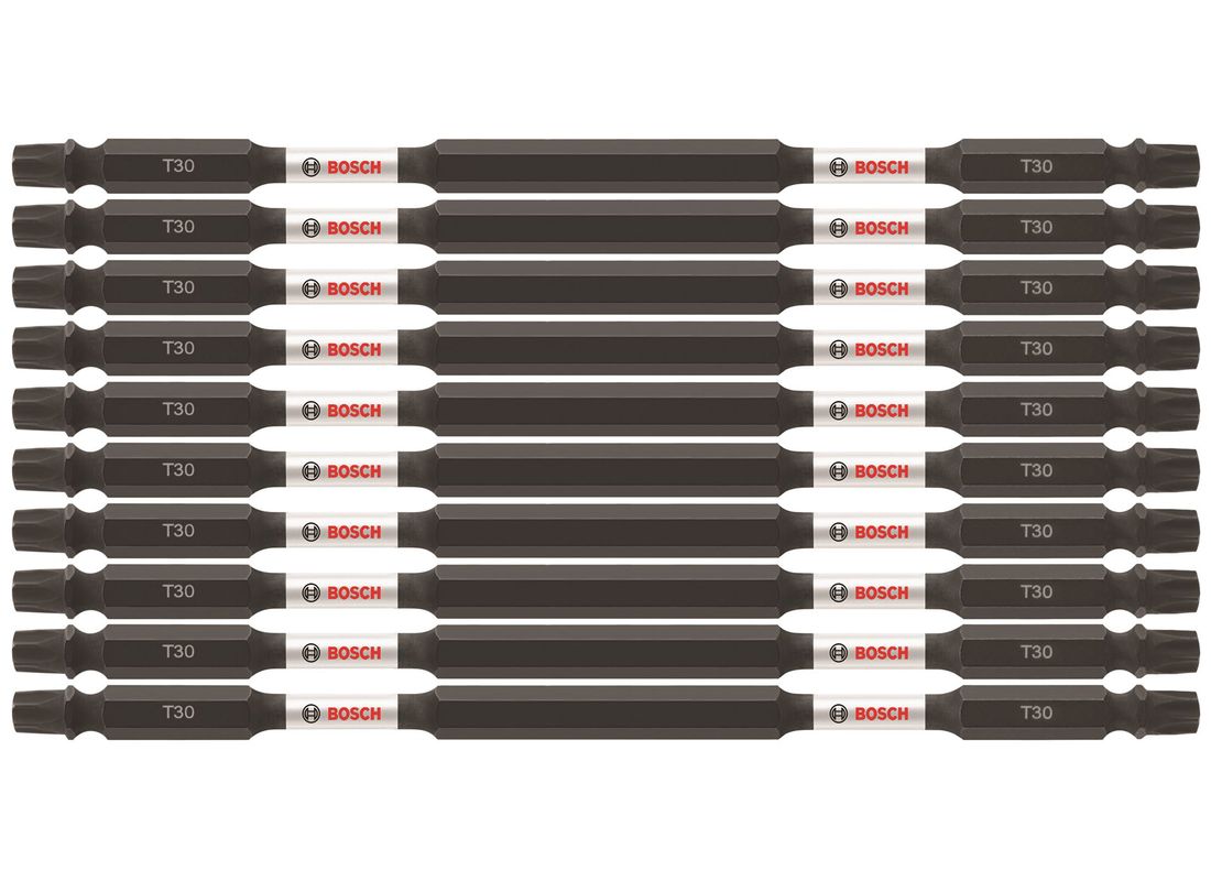 10 pc. Impact Tough™ 6 In. Torx® #30 Double-Ended Bits (Bulk Pack) Bosch ITDET306B