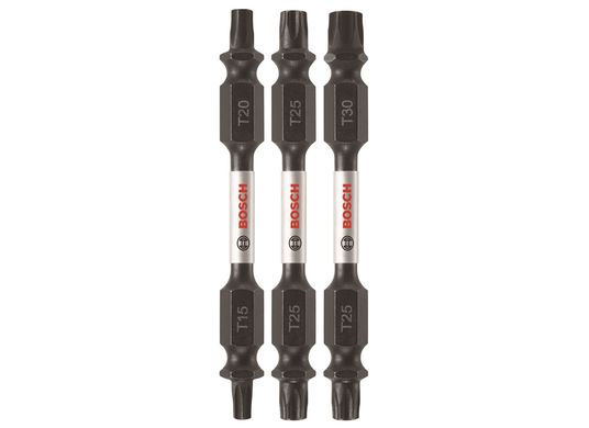 3 pc. Impact Tough™ 2.5 In. Torx® Double-Ended Bit Set