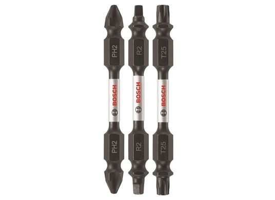 3 pc. Impact Tough™ 2.5 In. Double-Ended Bit Set