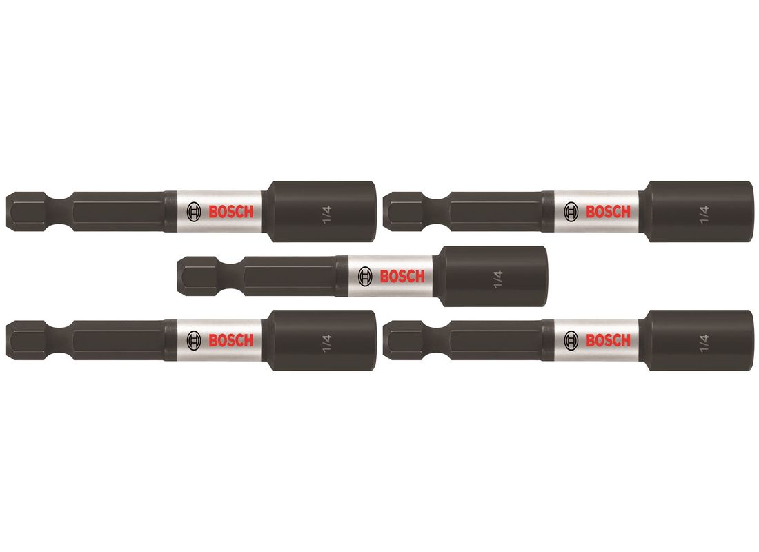 Tourne-écrous Impact Tough™ de 2-9/16 po x 1/4 po, 5 pièces (en vrac) Bosch ITNS142B