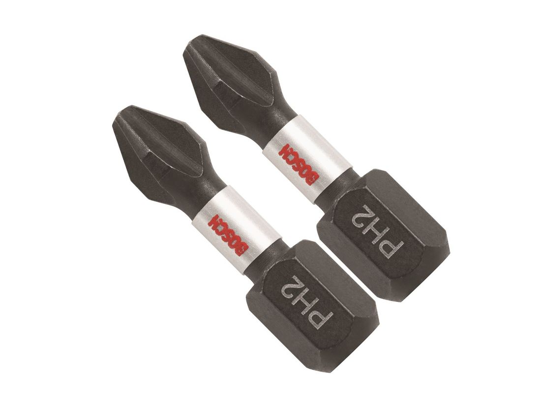 2 pc. Impact Tough™ 1 In. Phillips® #2 Insert Bits Bosch ITPH2102