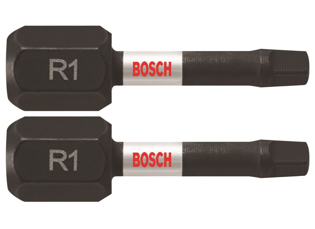 2 pc. Impact Tough™ 1 In.Square #1 Insert Bits Bosch ITSQ1102