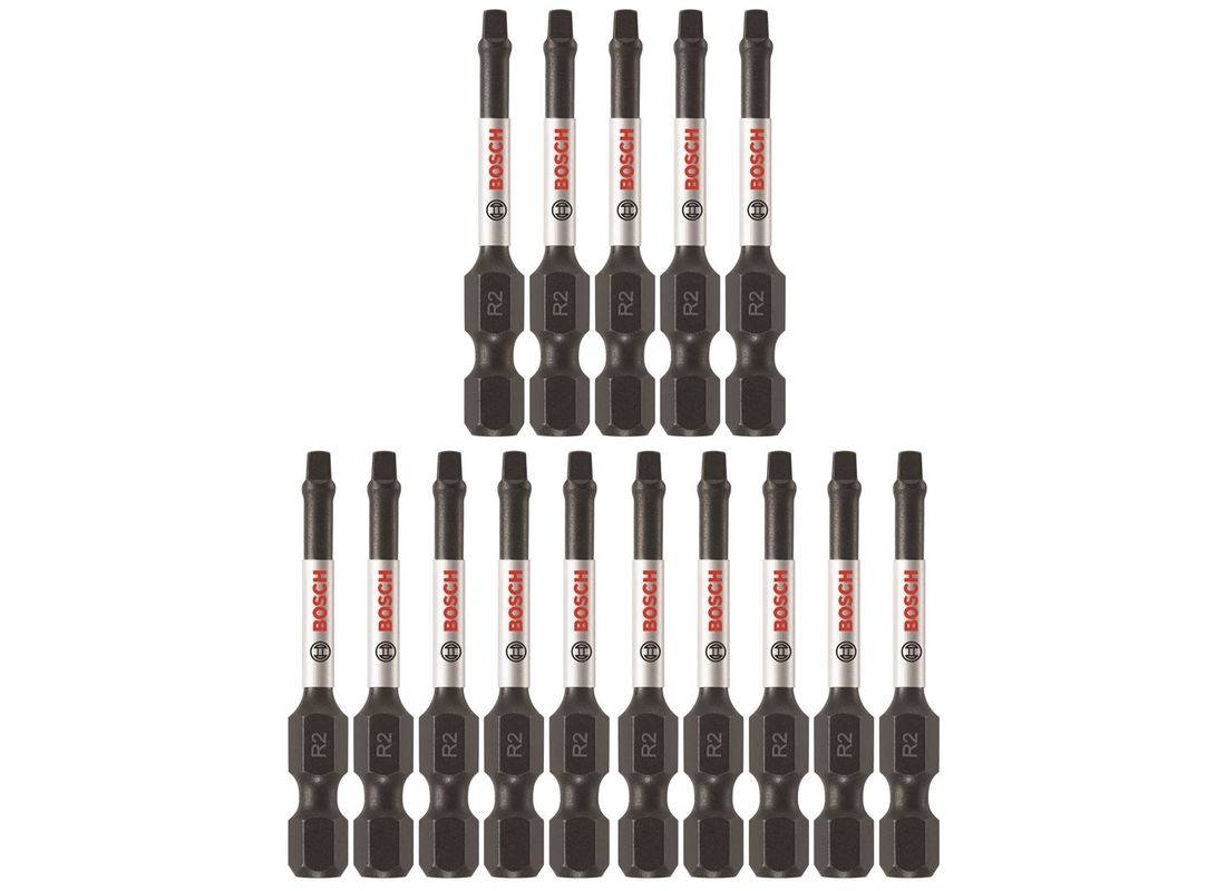 15 pc. Impact Tough™ 6 In. Square #3 Power Bits Bosch ITSQ2215