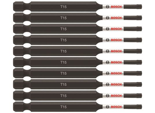 10 pc. Impact Tough™ 3.5 In. Torx® #15 Power Bits (Bulk Pack)