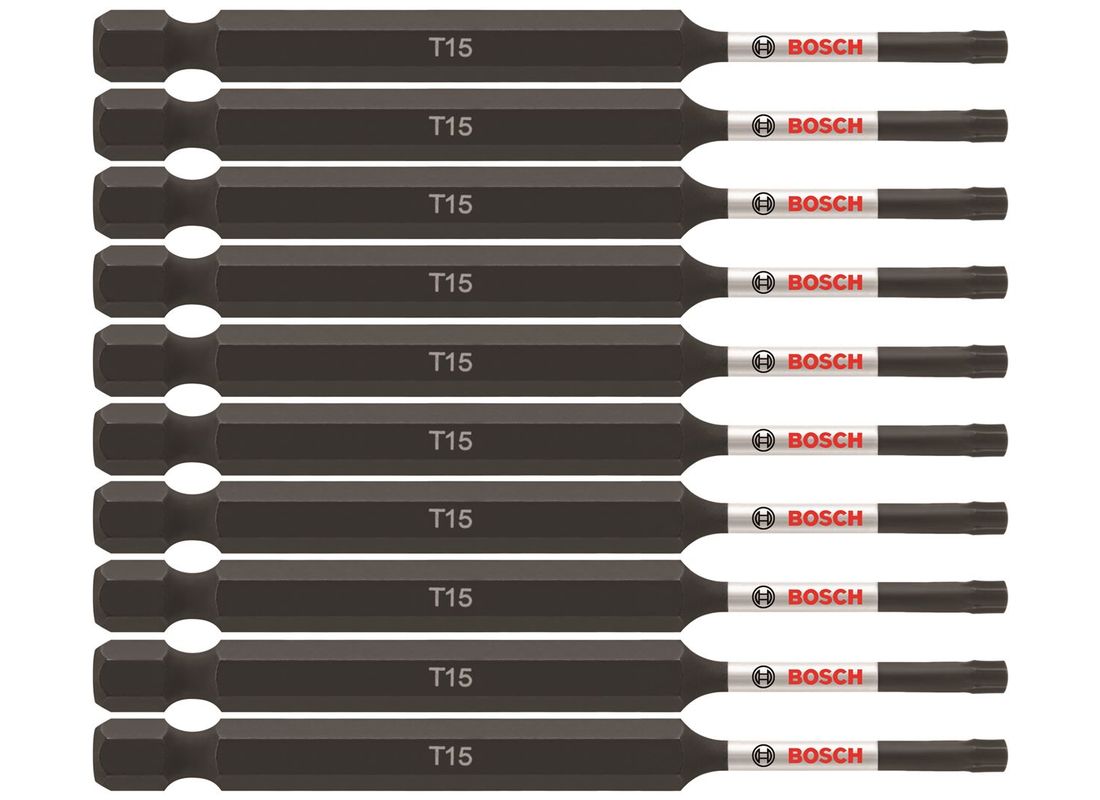 10 pc. Impact Tough™ 3.5 In. Torx® #15 Power Bits (Bulk Pack) Bosch ITT1535B