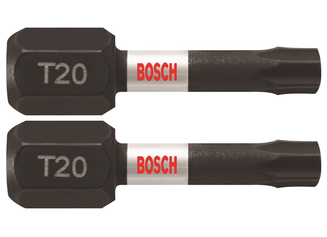 Embouts courts 1 po Impact Tough™ Torx® #20, 2 pièces Bosch ITT20102