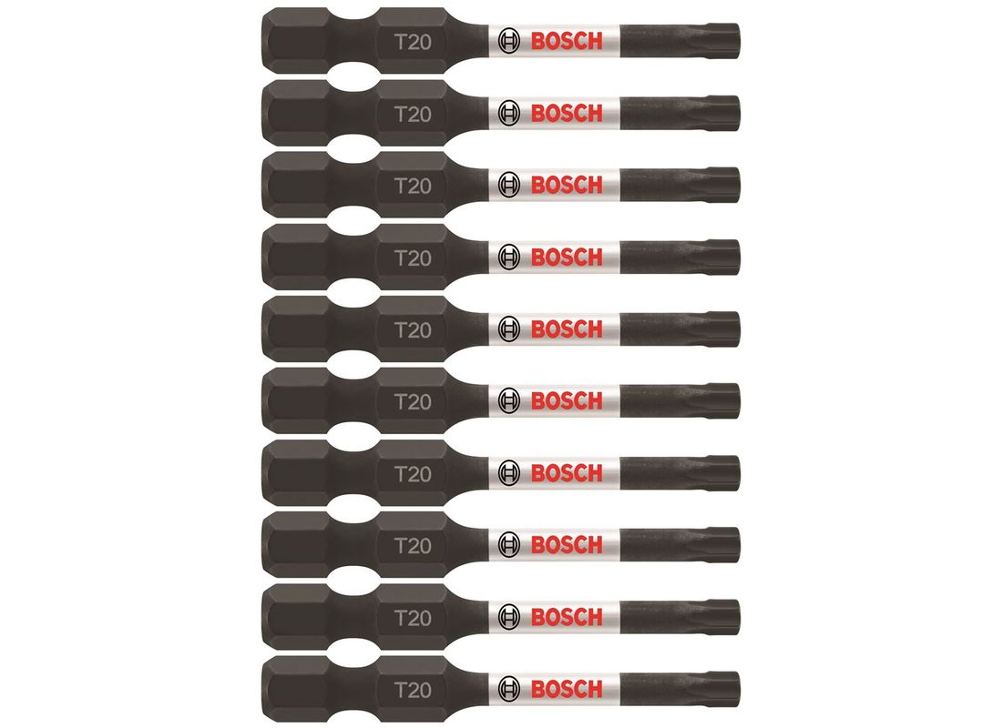 Embouts de vissage longs 2 po Impact Tough™ Torx® #20, 10 pièces (en vrac) Bosch ITT202B