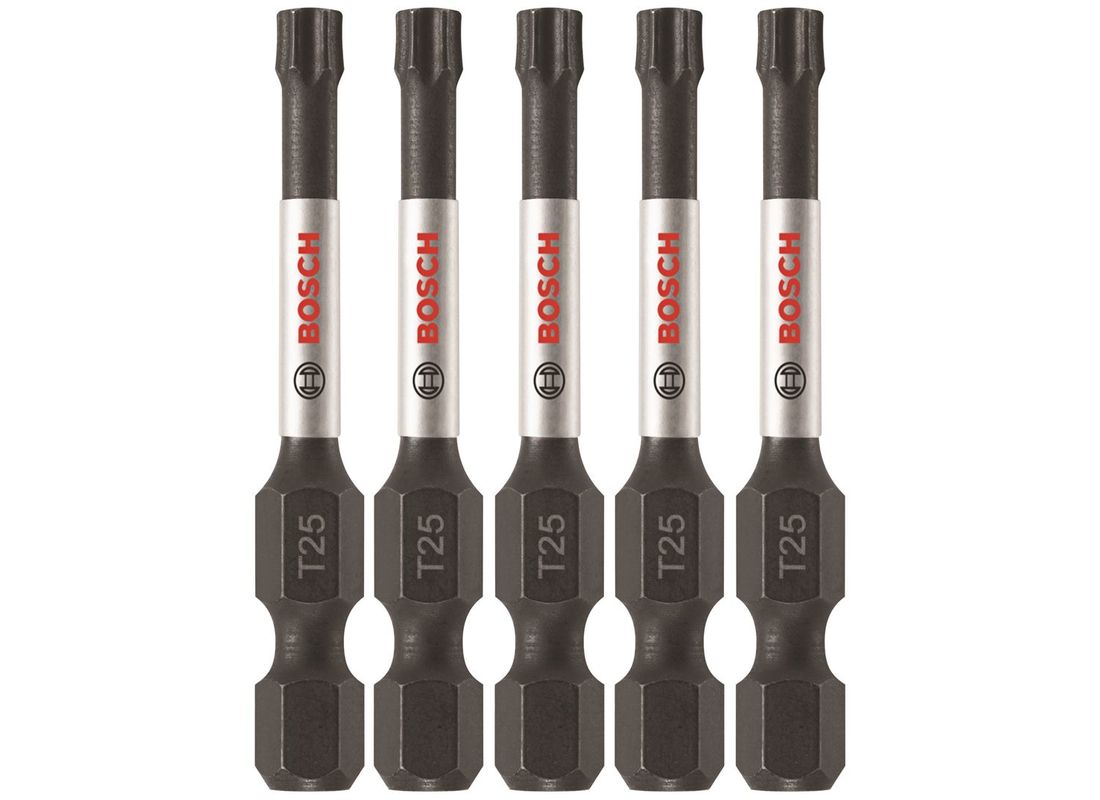 5 pc. Impact Tough™ 2 In. Torx® #25 Power Bits Bosch ITT25205