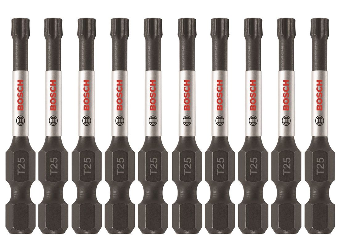 10 pc. Impact Tough™ 2 In. Torx® #25 Power Bits (Bulk Pack) Bosch ITT252B