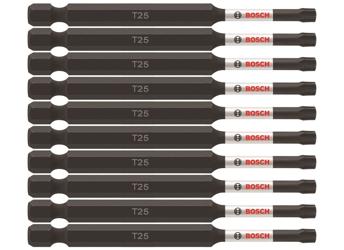 10 pc. Impact Tough™ 3.5 In. Torx® #25 Power Bits (Bulk Pack) Bosch ITT2535B