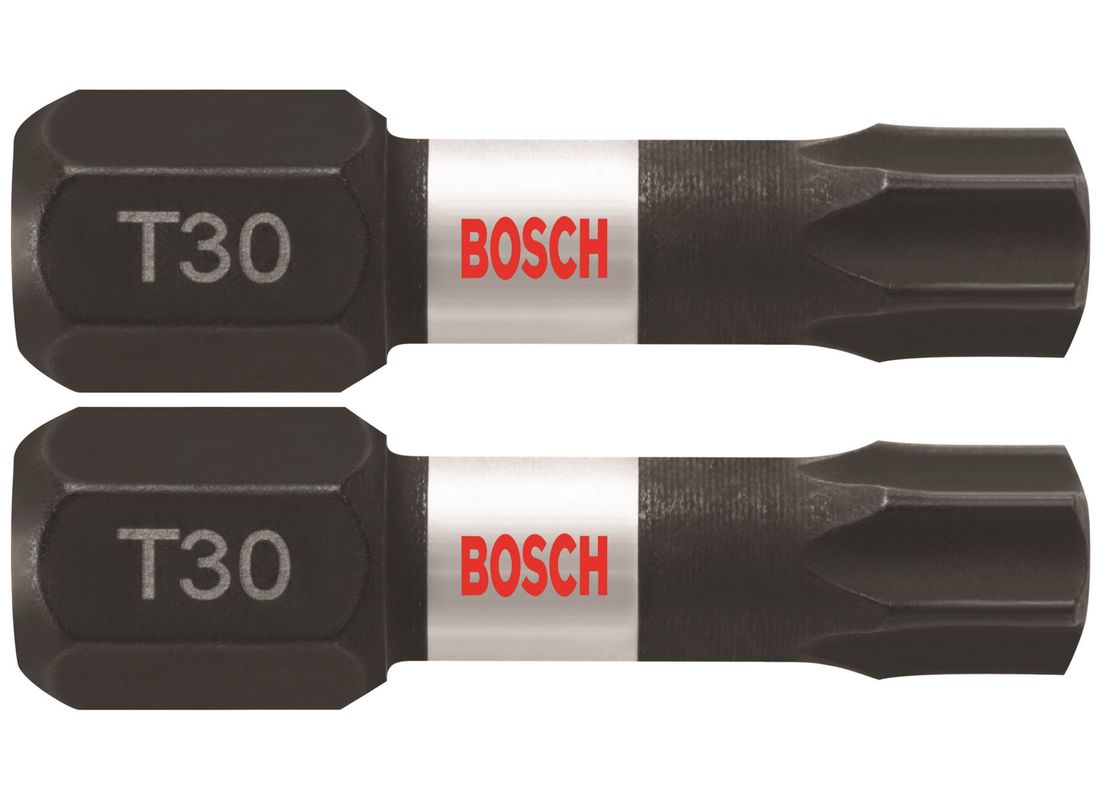 2 pc. Impact Tough™ 1 In. Torx® #30 Insert Bits Bosch ITT30102