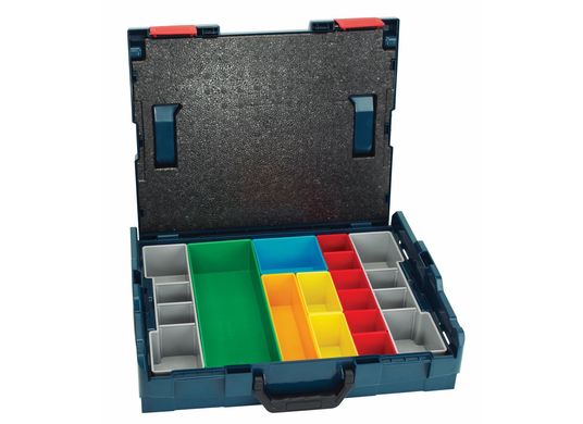 17-1/2 In. x 14 In. x 4-1/2 In. Stackable Carrying Case with 13 pc. Insert Set