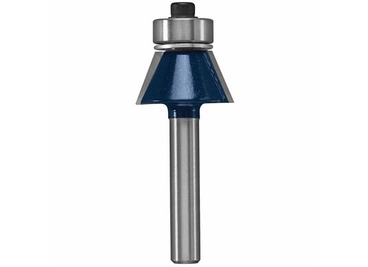 25° x 7/16 In. Carbide-Tipped 2-Flute Bevel Trim Bit