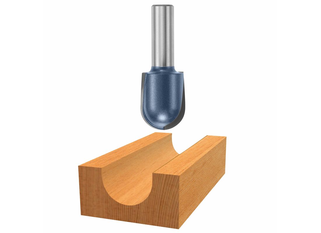 1/2 In. x 1 In. Carbide Tipped Extended Round Nose Bit Bosch 85451M