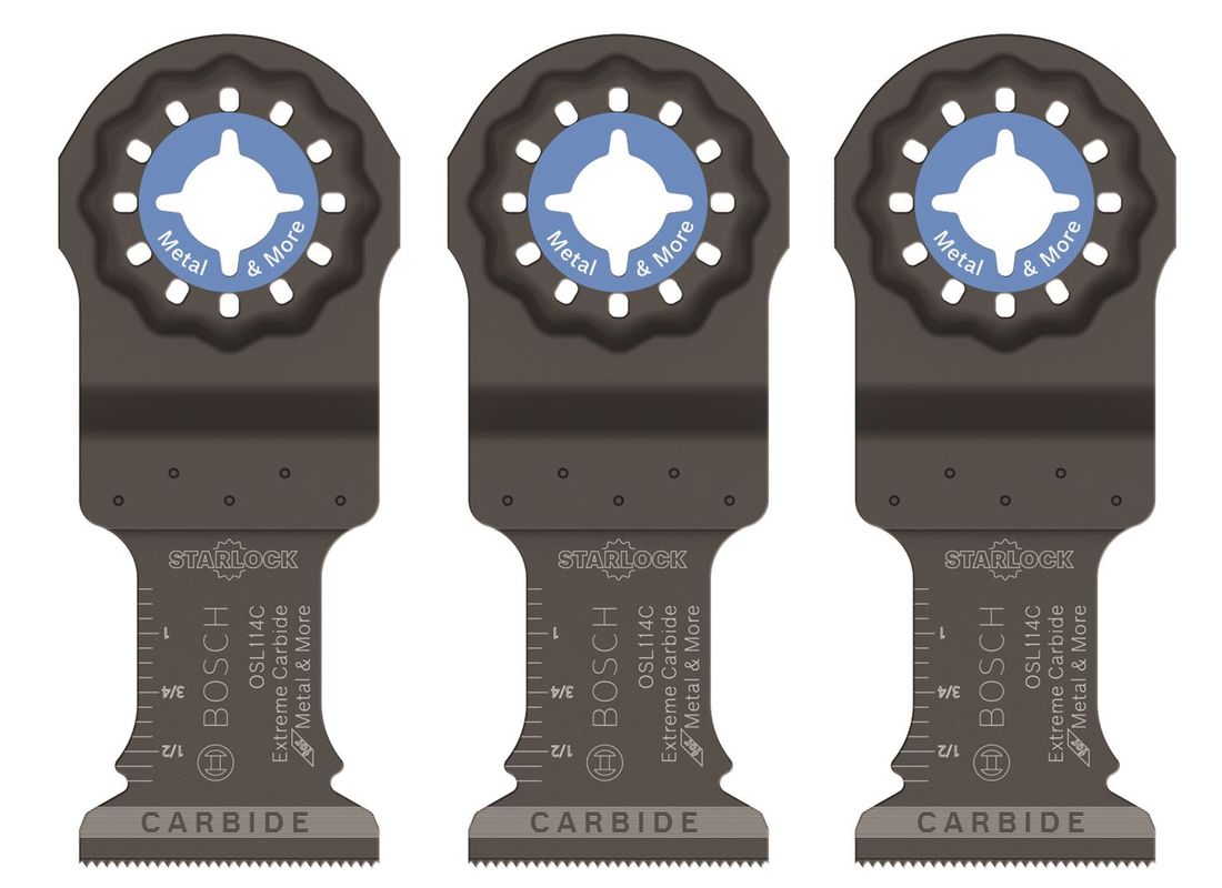 1-1/4 In. Starlock® Carbide Plunge Cut Blade 3 Pk. Bosch OSL114C-3