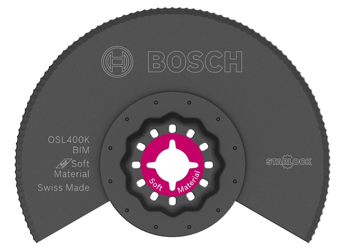 Lame couteau ondulée bimétallique de 4 po Starlock® Bosch OSL400K