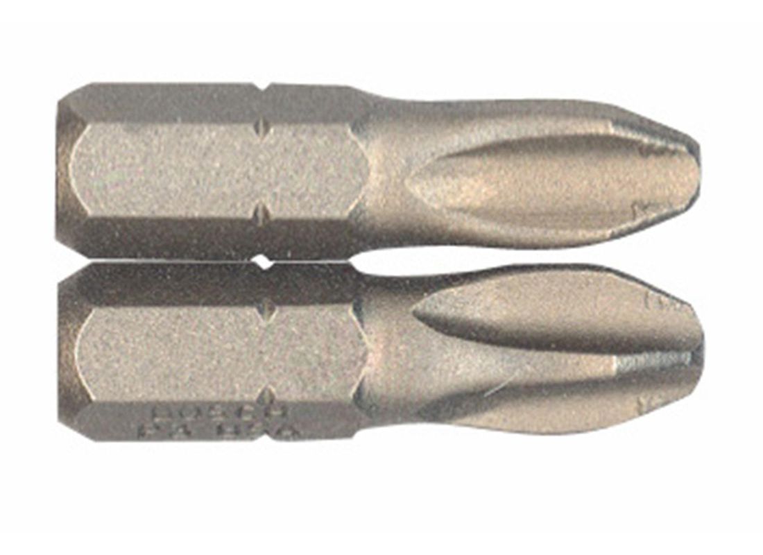 1 In., Phillips® Insert Bit, Pt. P3, Shank 1/4 In. Bosch P3102