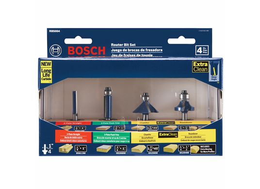 4 Pc. Pro Starter Set 1/4 In. Shank